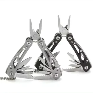 Multifunctional tool folding pliers knife camping outdoor equipment multifunctional small folding knife pliers VARIATION: SILVER, BLACK