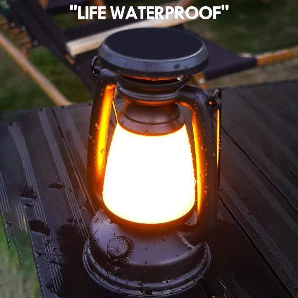 sg-11134301-7rdym-lz609058vmkmfd.webp Solar Camping Lights, Portable Camping Lights, Rechargeable Ambient Lights, Lighting Outdoor Tent Lights, Retro Kerosene Lights